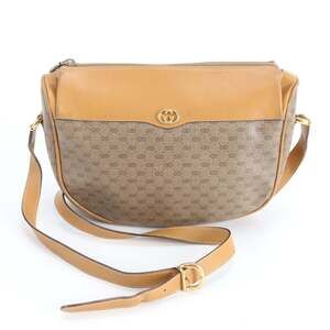 Gucci Old Micro GG Interlocking G Leather Shoulder Bag for Women